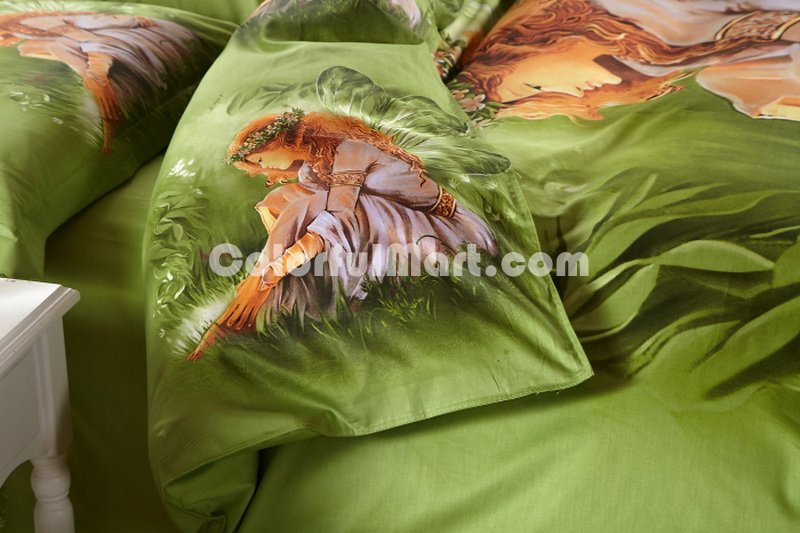 Elfin Green Bedding 3d Duvet Cover Set - Click Image to Close