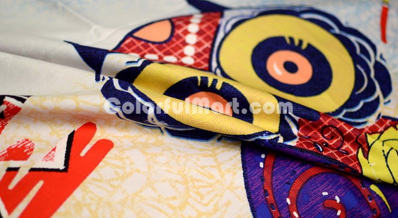 Super Cute Owl Duvet Cover Set Owl Bedding Set - Click Image to Close