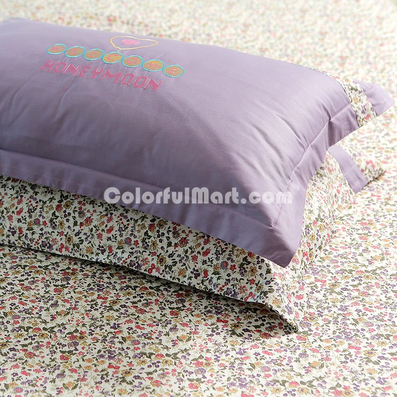 Romantic Sailor Purple Bedding Teen Bedding Modern Bedding Girls Bedding - Click Image to Close