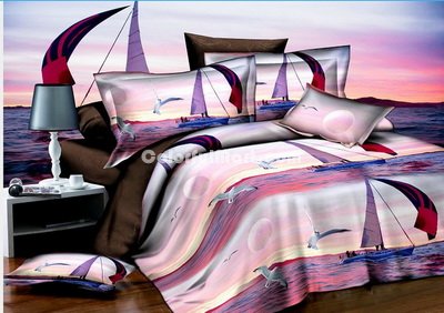 Make Sail Bedding 3D Duvet Cover Set