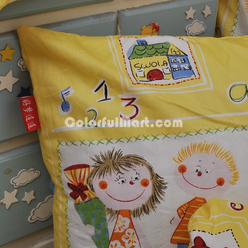 Boys And Girls Yellow Girls Princess Bedding Sets - Click Image to Close
