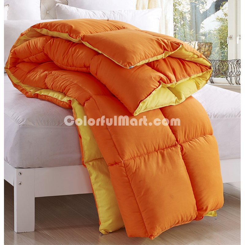 Yellow And Orange Comforter Down Alternative Comforter Kids Comforter Teen Comforter - Click Image to Close