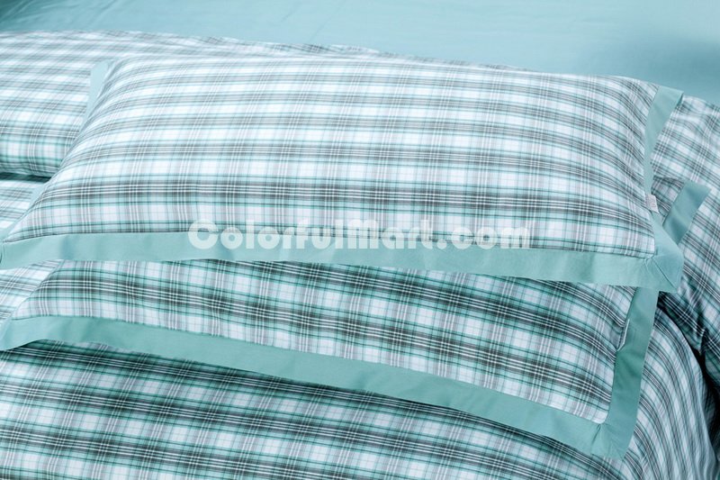 Green Field Green Tartan Bedding Stripes And Plaids Bedding Luxury Bedding - Click Image to Close