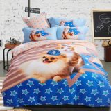 Puppy And Kitty Blue Bedding Set Modern Bedding Collection Floral Bedding Stripe And Plaid Bedding Christmas Gift Idea
