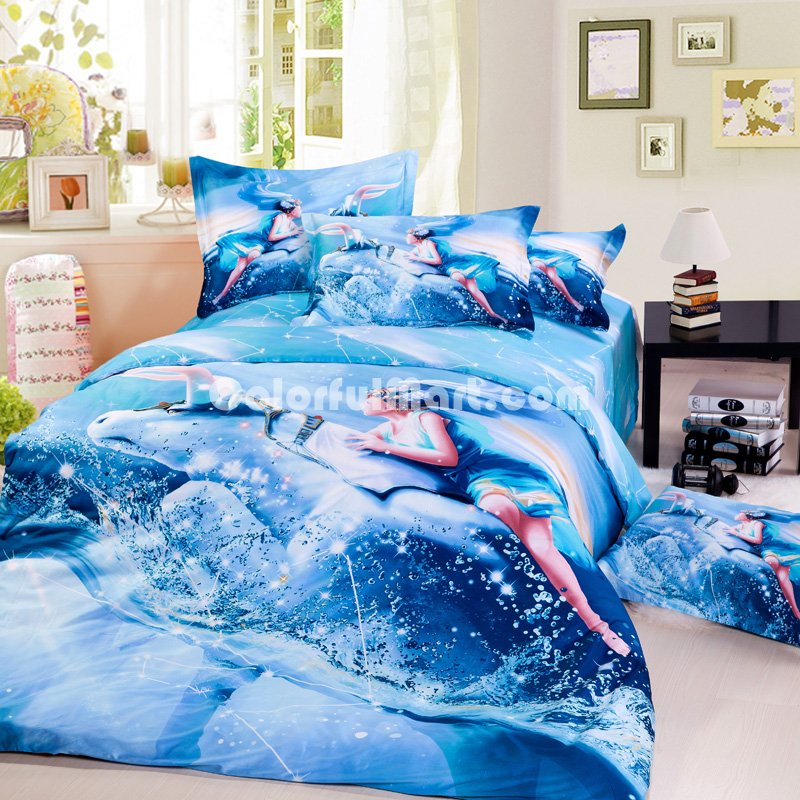 Taurus Oil Painting Style Zodiac Signs Bedding Set - Click Image to Close