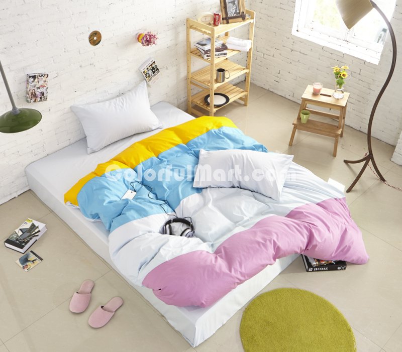 Summer Scent White Modern Bedding Teen Bedding - Click Image to Close