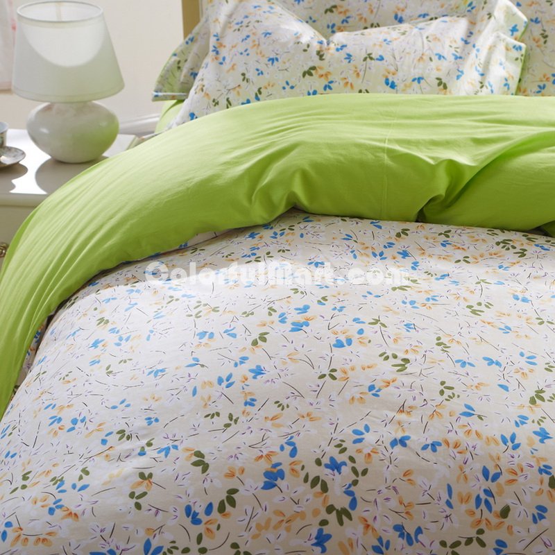Romantic Melody Green Garden Bedding Flowers Bedding Girls Bedding - Click Image to Close