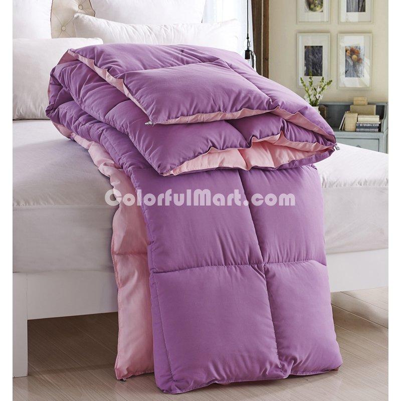 Purple And Pink Comforter Down Alternative Comforter Kids Comforter Teen Comforter - Click Image to Close