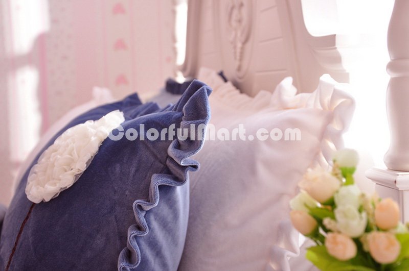Dandelion Blue Princess Bedding Girls Bedding Women Bedding - Click Image to Close