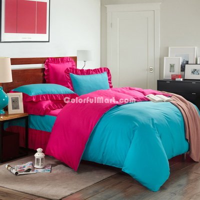 Blue And Rose Modern Bedding Cotton Bedding