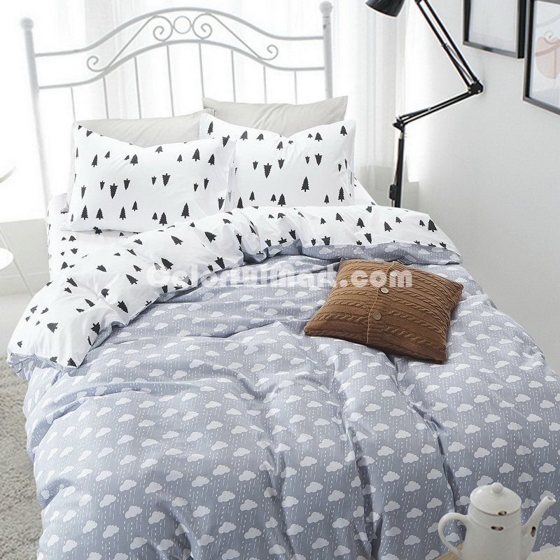 Delicacy Gray Bedding Kids Bedding Teen Bedding Dorm Bedding Gift Idea - Click Image to Close