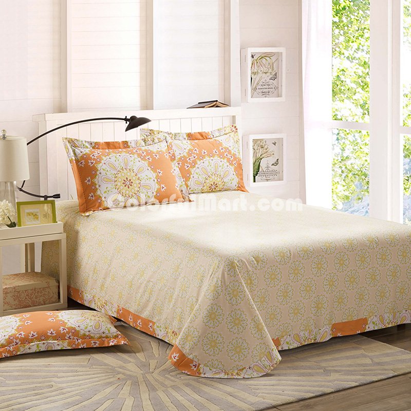 The Impression Of Seattle Orange Duvet Cover Set European Bedding Casual Bedding - Click Image to Close