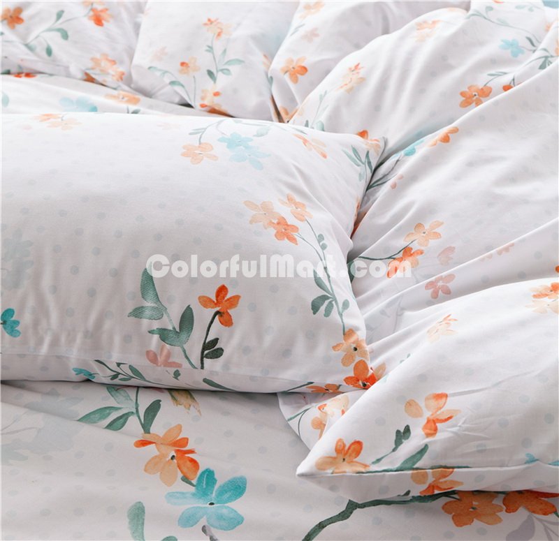 Daifula White Bedding Set Luxury Bedding Scandinavian Design Duvet Cover Pillow Sham Flat Sheet Gift Idea - Click Image to Close