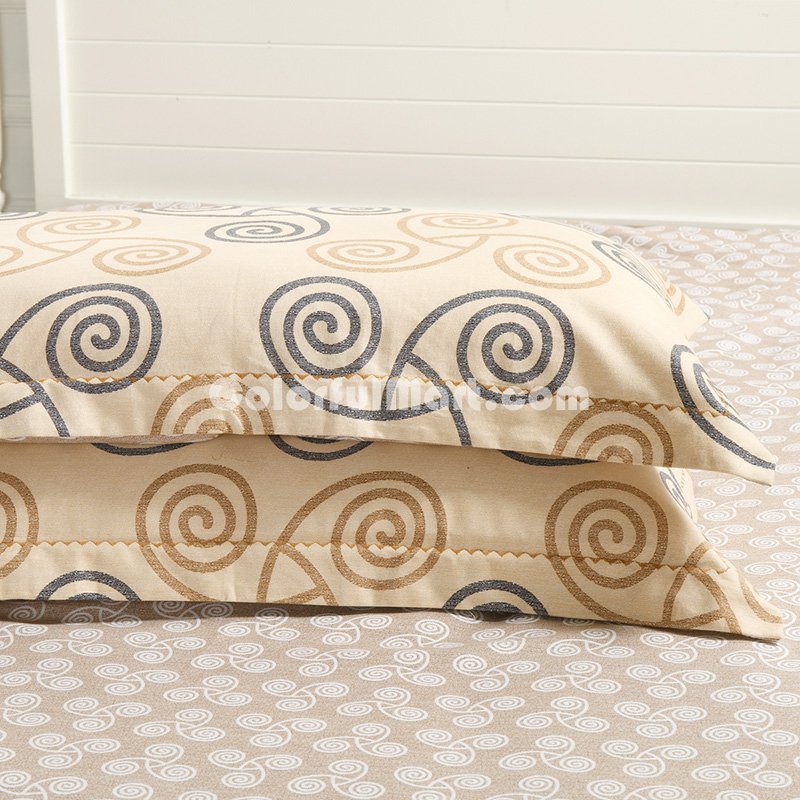 The Morning Of Oslo Beige Duvet Cover Set European Bedding Casual Bedding - Click Image to Close