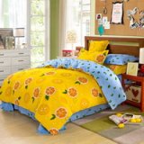 Oranges Yellow Bedding Set Kids Bedding Teen Bedding Duvet Cover Set Gift Idea