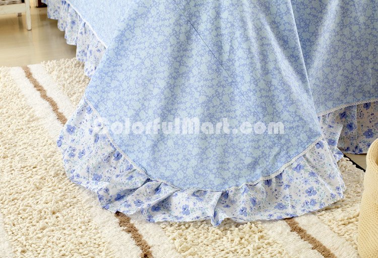 Spring Blue Girls Bedding Sets - Click Image to Close