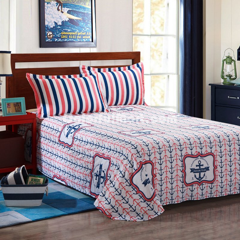 Captain Declaration Blue Bedding Set Kids Bedding Teen Bedding Duvet Cover Set Gift Idea - Click Image to Close