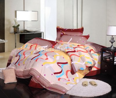 Colour Bar Style Cheap Modern Bedding Sets