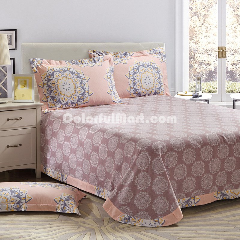 Paris In The Spring Pink Duvet Cover Set European Bedding Casual Bedding - Click Image to Close