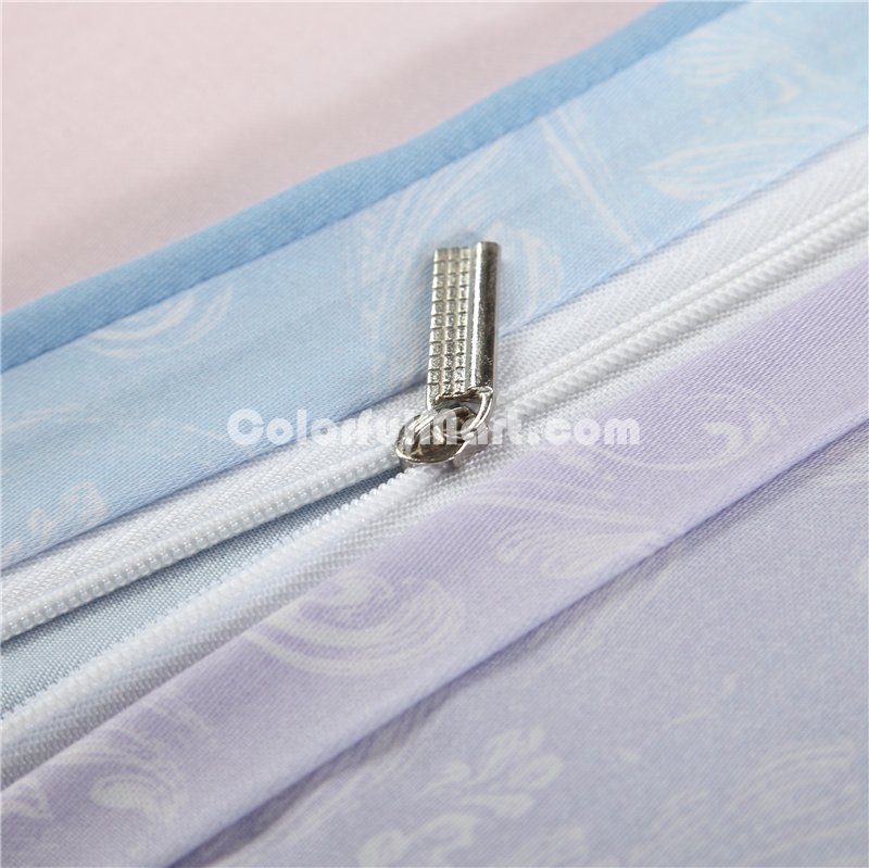 Elegant Love Purple Bedding Set Girls Bedding Floral Bedding Duvet Cover Pillow Sham Flat Sheet Gift Idea - Click Image to Close