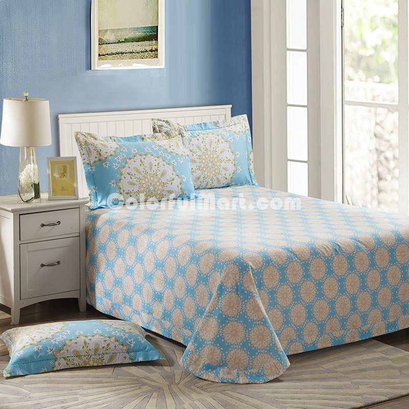 The Impression Of Seattle Blue Duvet Cover Set European Bedding Casual Bedding - Click Image to Close