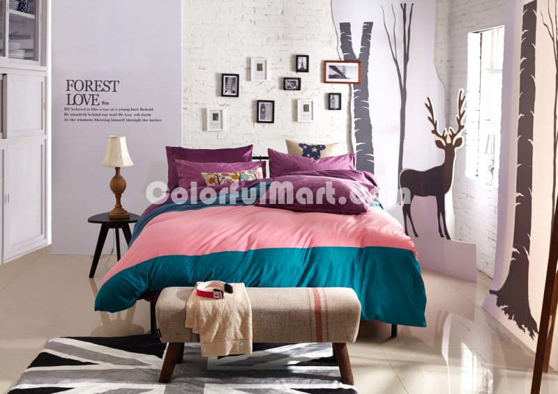 Lovers At Dolphin Bay Purple Velvet Bedding Modern Bedding Winter Bedding - Click Image to Close