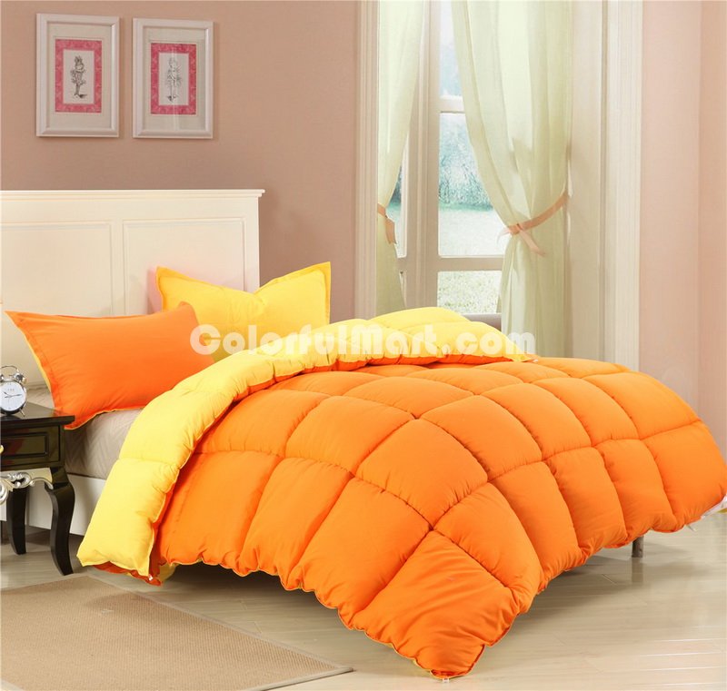 Double Orange Comforter - Click Image to Close