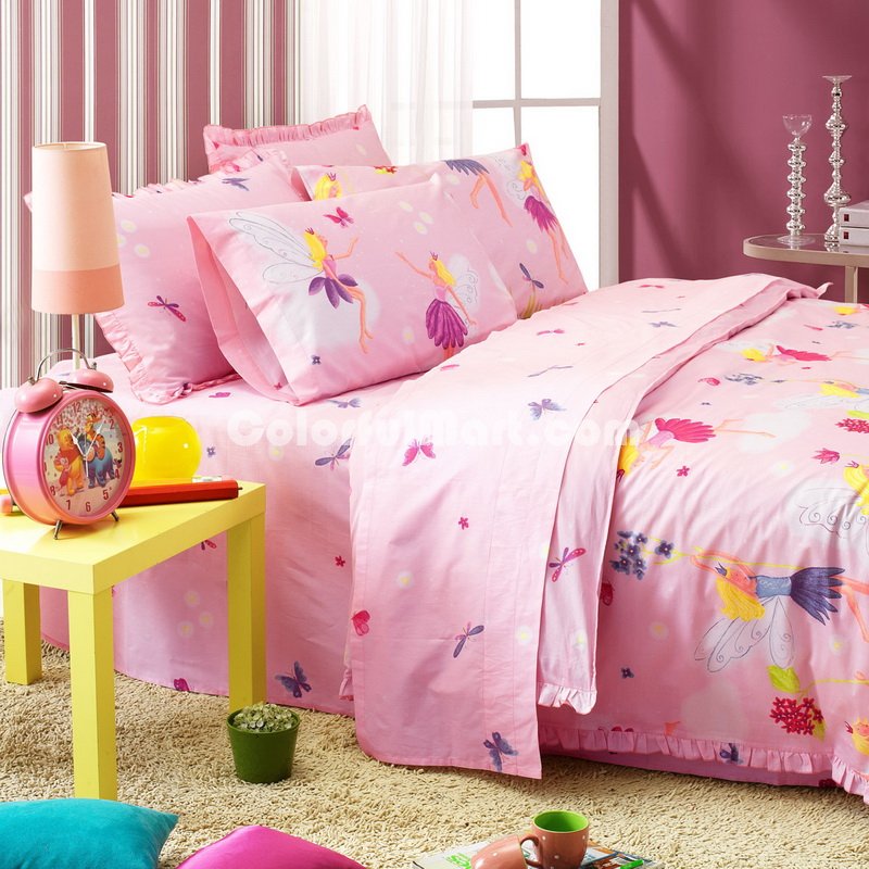 Fairy Kids Bedding Sets For Girls - Click Image to Close