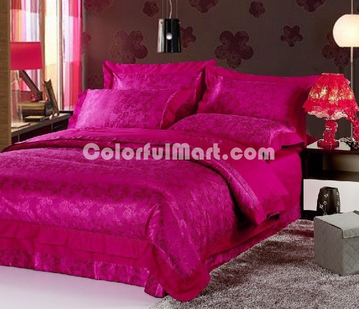 Crystal Love Violet 4 PCs Luxury Bedding Sets - Click Image to Close