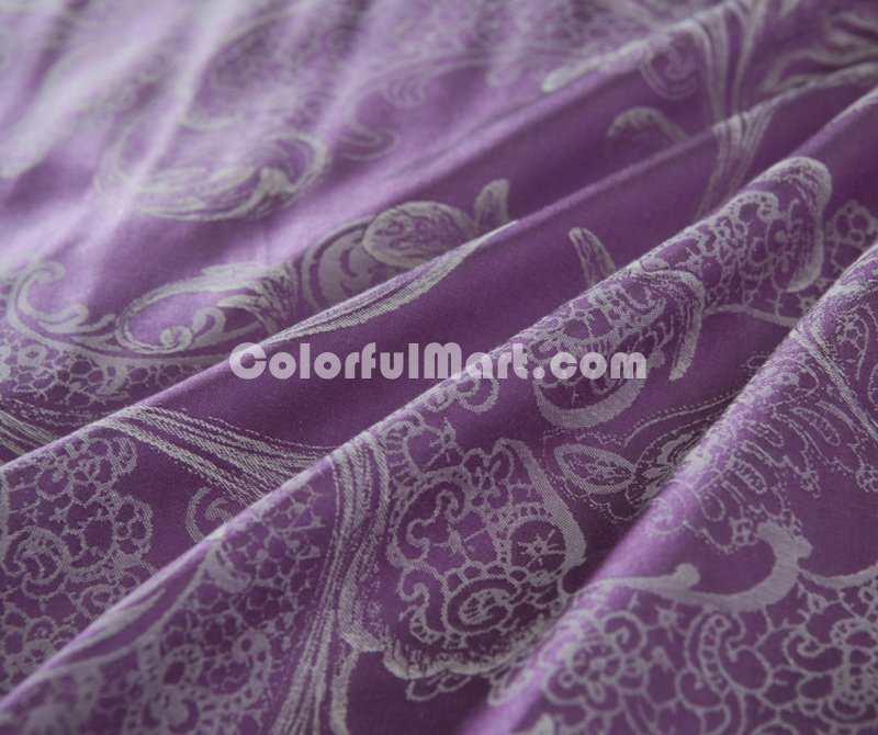 Mystery Purple Luxury Bedding Wedding Bedding - Click Image to Close