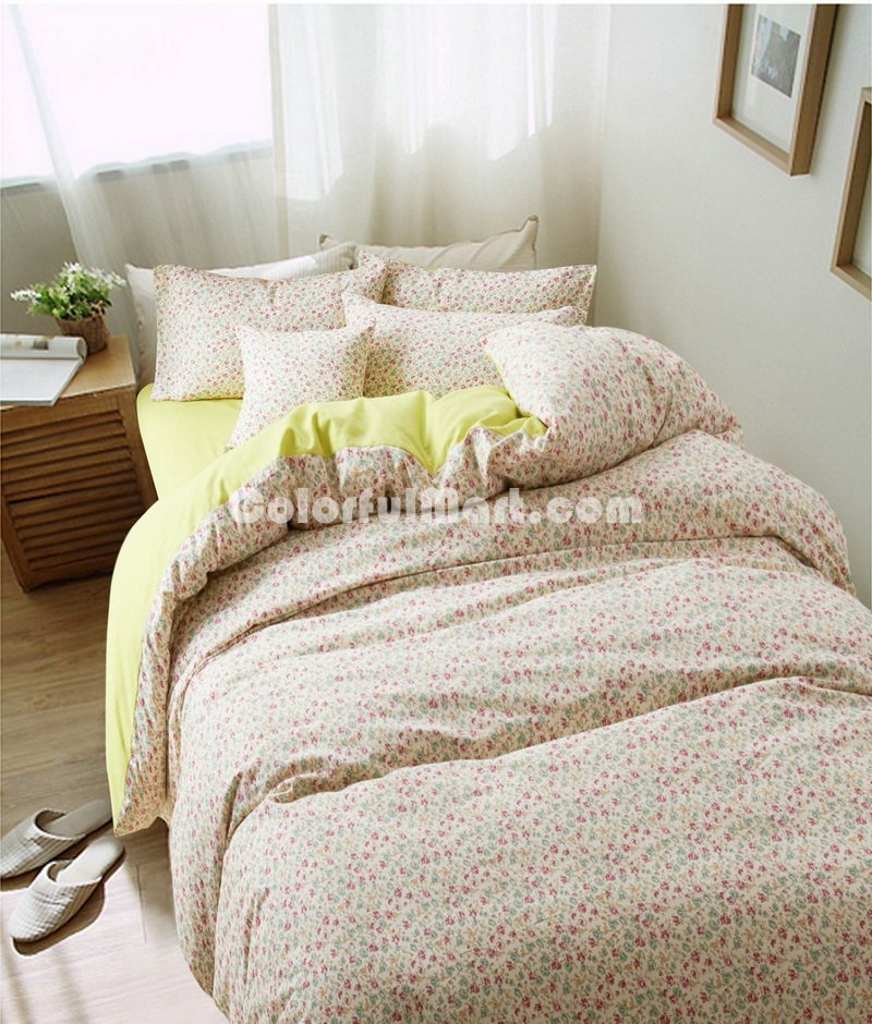 Flowers And Plants Floral Green Bedding Girls Bedding Teen Bedding Kids Bedding - Click Image to Close