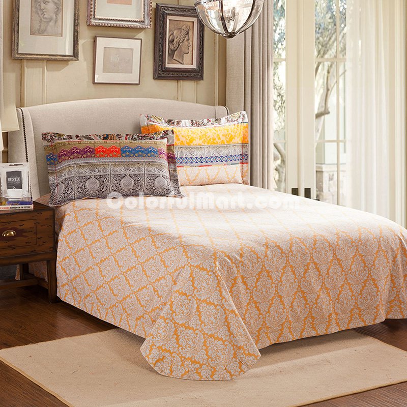 Tosca Orange Duvet Cover Set European Bedding Casual Bedding - Click Image to Close