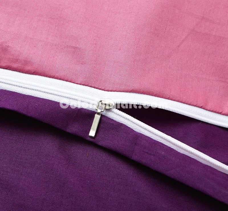 Rainbow Romance Purple Modern Bedding Teen Bedding - Click Image to Close