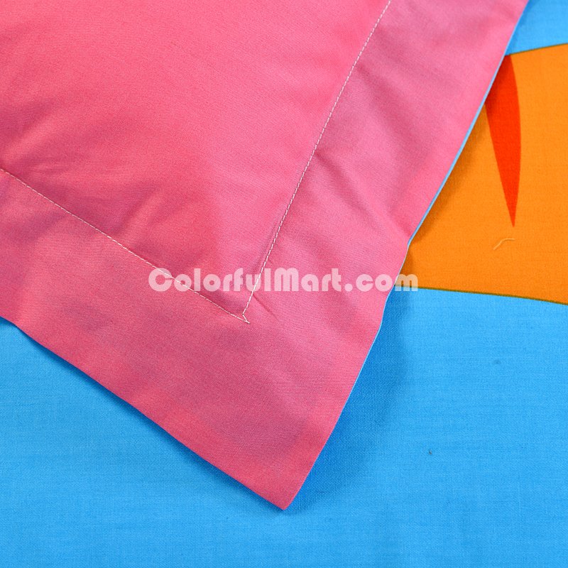Rabbit Pink Bedding Set Kids Bedding Duvet Cover Set Gift Idea - Click Image to Close