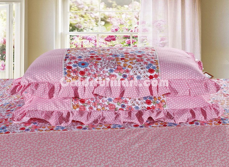 Modern Garden Pink Princess Bedding Teen Bedding Girls Bedding - Click Image to Close