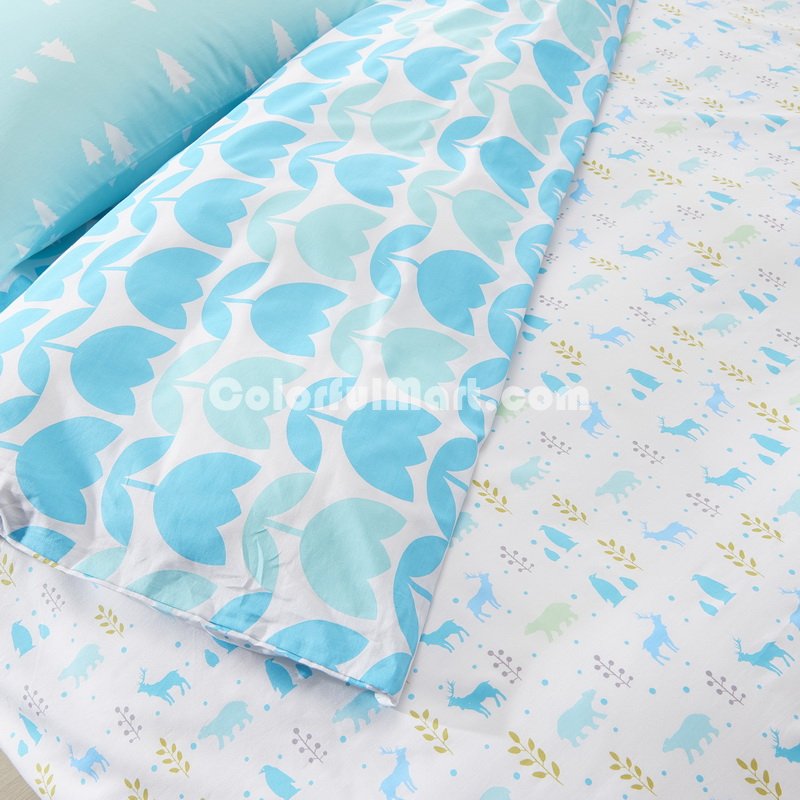 Midsummer Blue Bedding Kids Bedding Teen Bedding Dorm Bedding Gift Idea - Click Image to Close