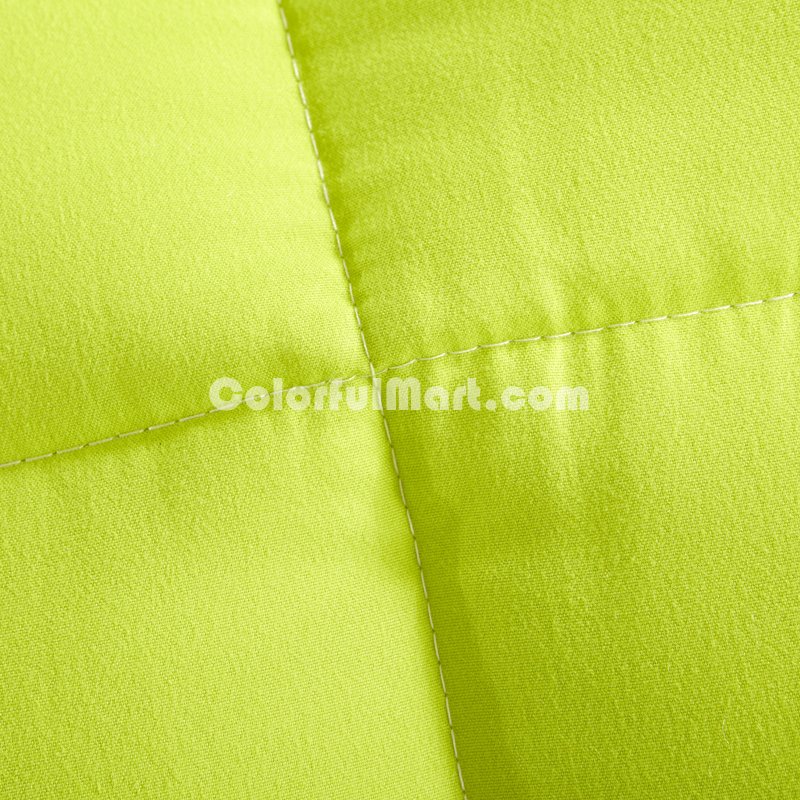 White And Green Comforter Down Alternative Comforter Kids Comforter Teen Comforter - Click Image to Close