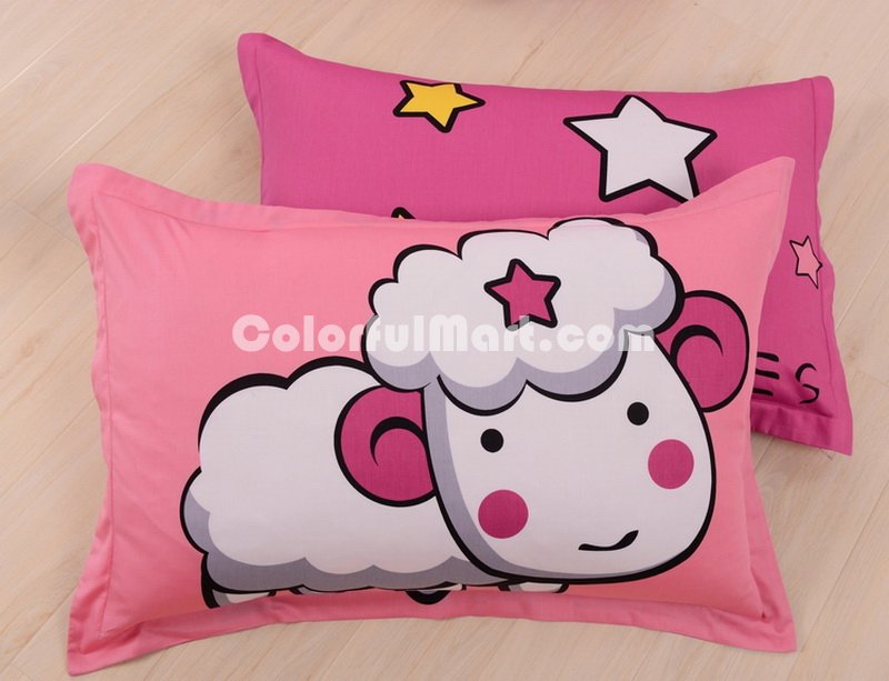 Aries Pink Duvet Cover Set Star Sign Bedding Kids Bedding - Click Image to Close