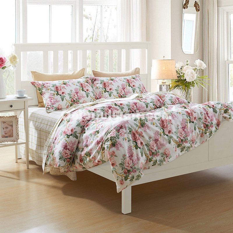 Elise Pink Bedding Set Luxury Bedding Girls Bedding Duvet Cover Set - Click Image to Close