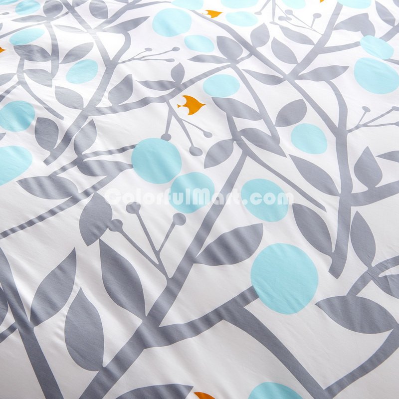 Silhouette Blue Bedding Kids Bedding Teen Bedding Dorm Bedding Gift Idea - Click Image to Close
