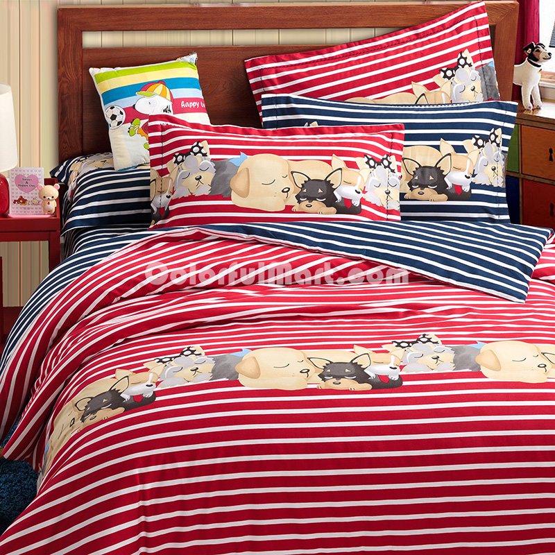 The Story Of Affo Red Teen Bedding College Dorm Bedding Kids Bedding - Click Image to Close