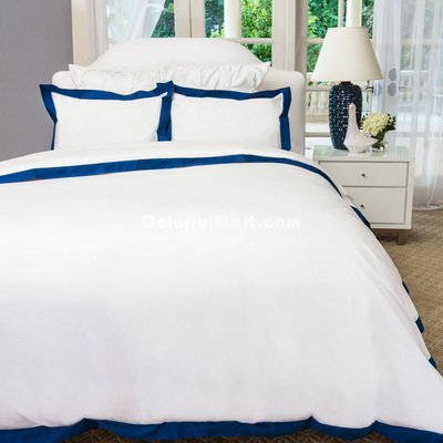 Arctic Ocean White Duvet Cover Set Luxury Bedding