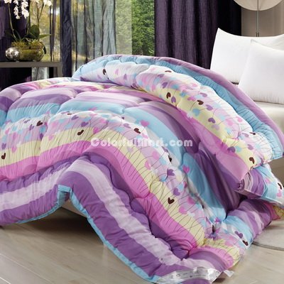 The Grass Purple Comforter