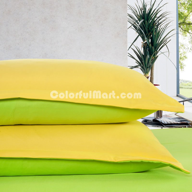 Green And Yellow Bedding Set Modern Bedding Cheap Bedding Discount Bedding Bed Sheet Pillow Sham Pillowcase Duvet Cover Set - Click Image to Close