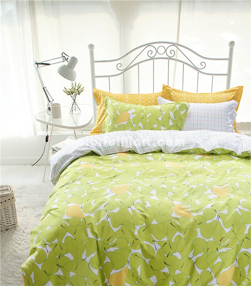 Pear Green Bedding Teen Bedding Kids Bedding Modern Bedding Gift Idea - Click Image to Close