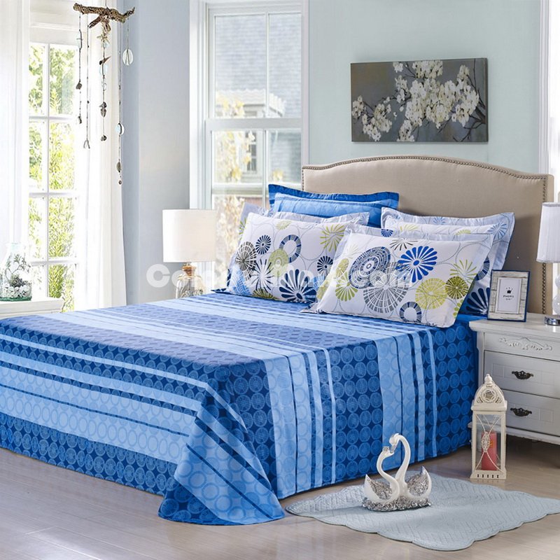 Dream Of Past Days Blue Modern Bedding 2014 Duvet Cover Set - Click Image to Close