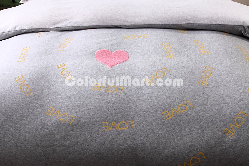 Love Gray Knitted Cotton Bedding 2014 Modern Bedding - Click Image to Close