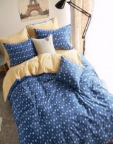 Polka Dots Stars Blue Bedding Girls Bedding Teen Bedding Kids Bedding