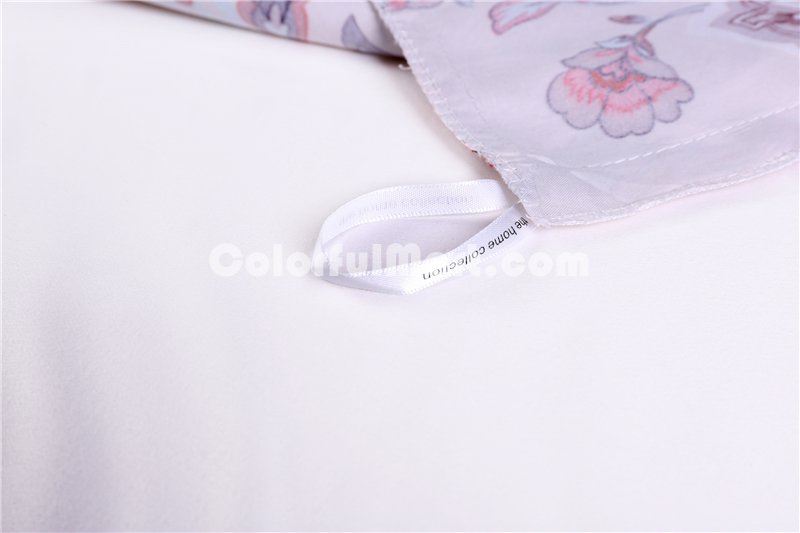 Zora White Bedding Set Luxury Bedding Collection Satin Egyptian Cotton Duvet Cover Set - Click Image to Close