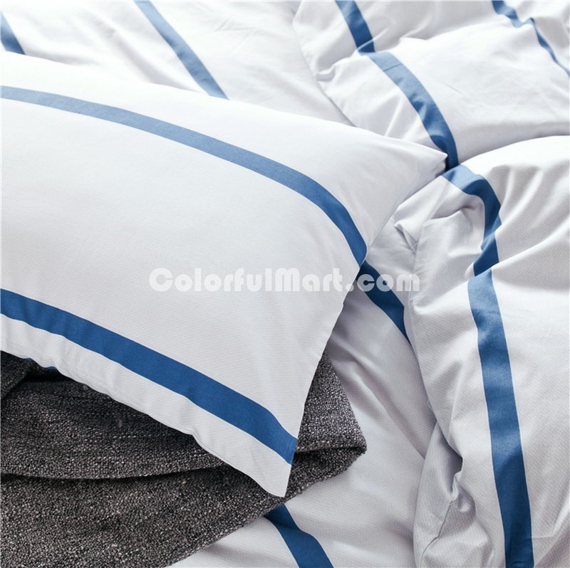 Turuika White Bedding Set Luxury Bedding Scandinavian Design Duvet Cover Pillow Sham Flat Sheet Gift Idea - Click Image to Close